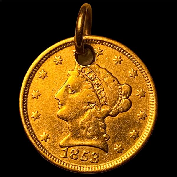 1853 Liberty Head Gold $2.5 Quarter Eagle  HIGH GRADE