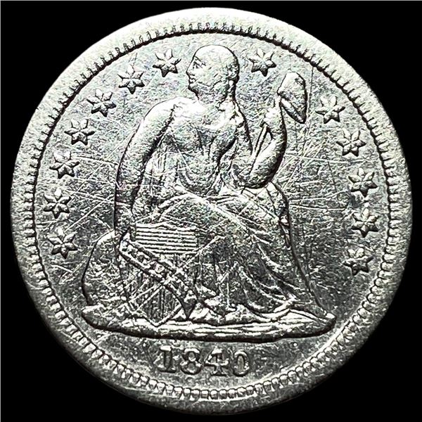 1840 Silver Seated Liberty Dime HIGH GRADE