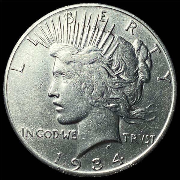 1934-S Peace Silver Dollar CLOSELY  UNCIRCULATED