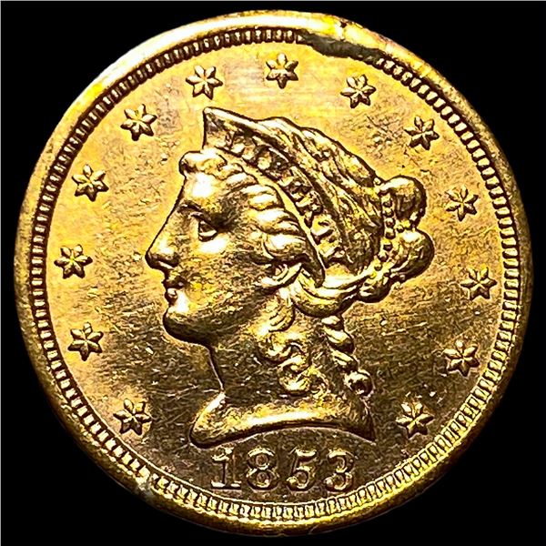 1853 Gold $2.5 Liberty Head Quarter Eagle  UNCIRCULATED