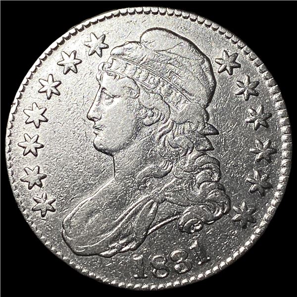 1831 Capped Bust Half Dollar ABOUT  UNCIRCULATED