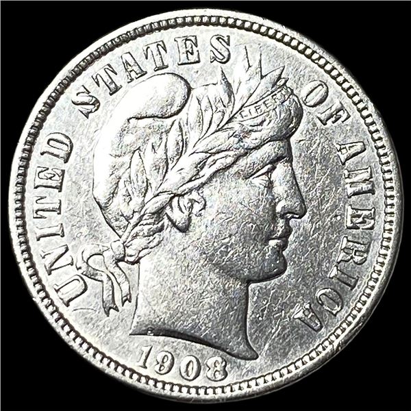 1908-D Silver Barber Dime UNCIRCULATED