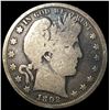 Image 1 : 1892 Silver Barber Half Dollar NICELY  CIRCULATED