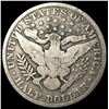 Image 2 : 1892 Silver Barber Half Dollar NICELY  CIRCULATED