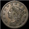 Image 1 : 1838 Coronet Head Large Cent NEARLY  UNCIRCULATED