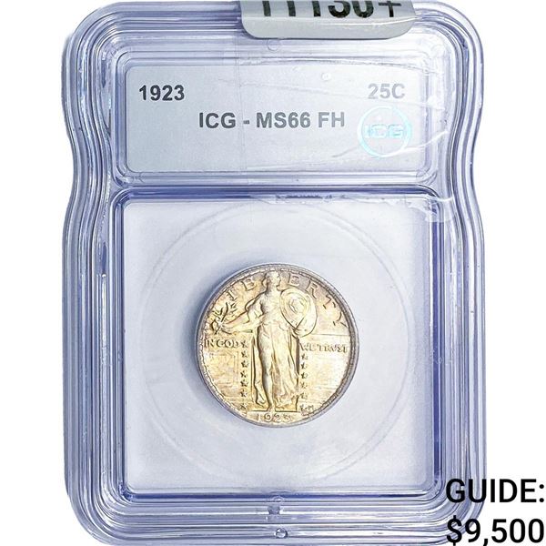 1923 Standing Liberty Quarter ICG MS66 FH