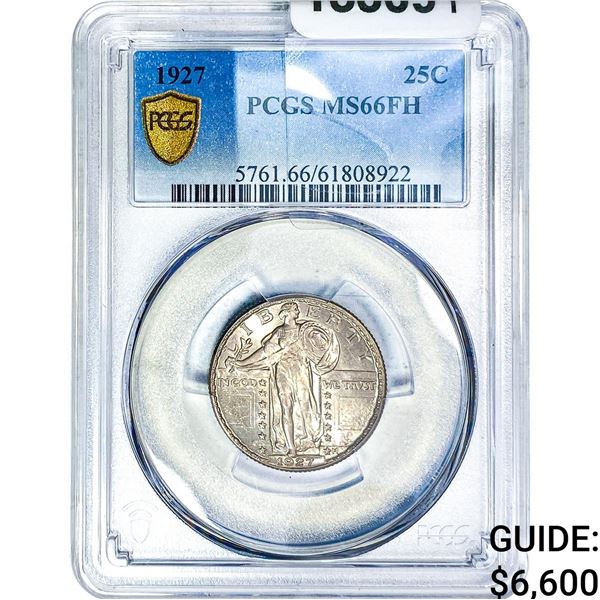1927 Standing Liberty Quarter PCGS MS66 FH