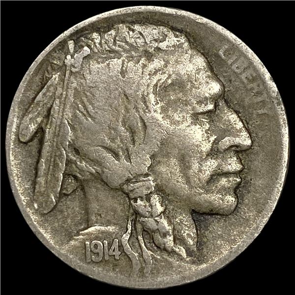 1914-S Buffalo Nickel LIGHTLY CIRCULATED