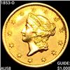 Image 1 : 1853-O Rare Gold Dollar CHOICE AU