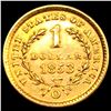 Image 2 : 1853-O Rare Gold Dollar CHOICE AU