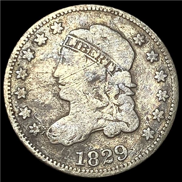 1829 Capped Bust Half Dime NICELY CIRCULATED