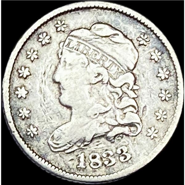 1833 Capped Bust Half Dime LIGHTLY CIRCULATED