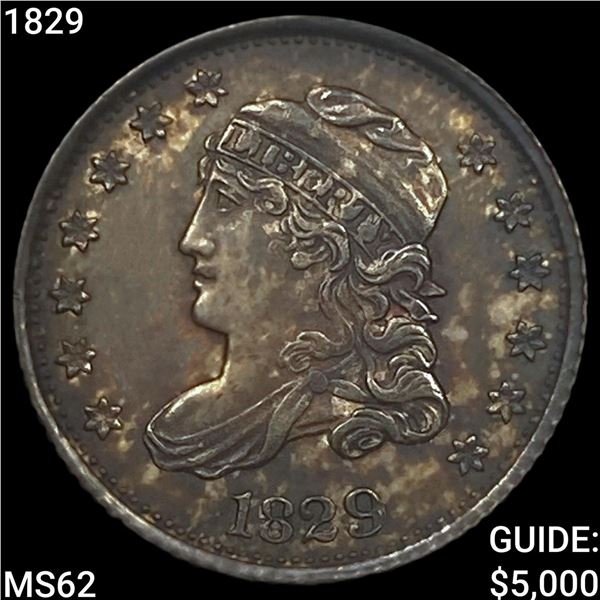 1829 Capped Bust Half Dime UNCIRCULATED