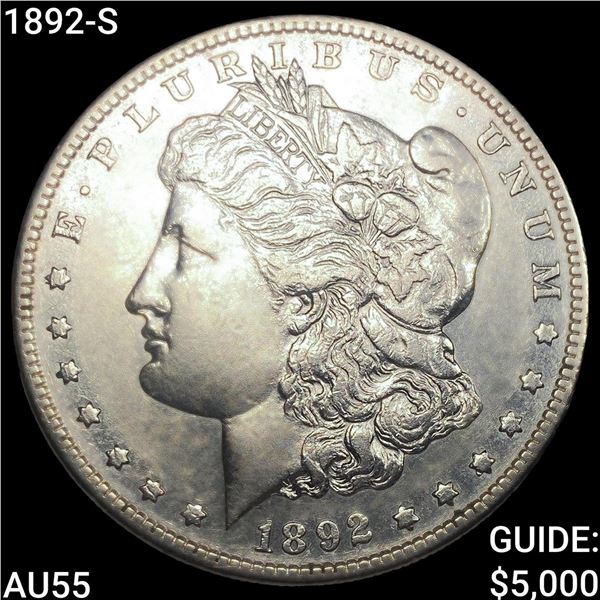 1892-S Morgan Silver Dollar HIGH GRADE