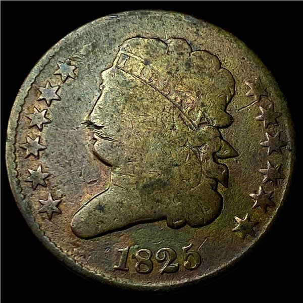1825 Classic Head Half Cent NICELY CIRCULATED