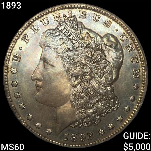 1893 Morgan Silver Dollar UNCIRCULATED