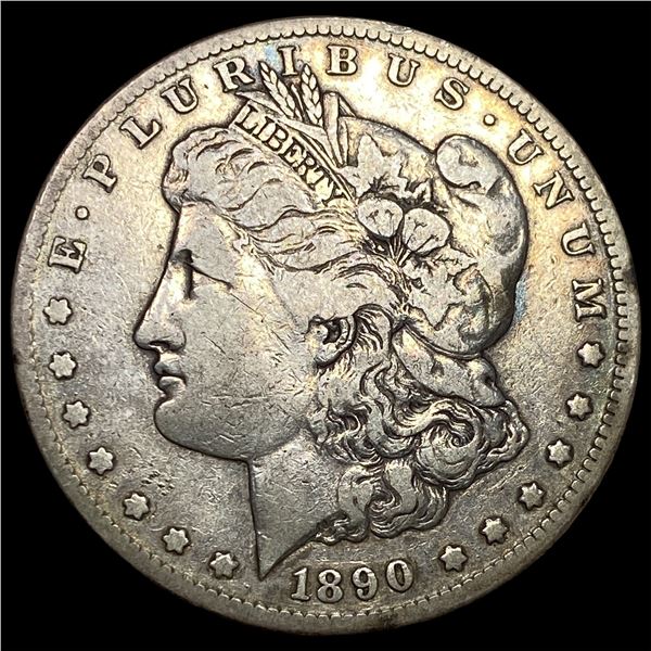 1890-CC Silver Morgan Dollar LIGHTLY  CIRCULATED