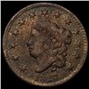 Image 1 : 1827 Coronet Head Large Cent CLOSELY  UNCIRCULATED