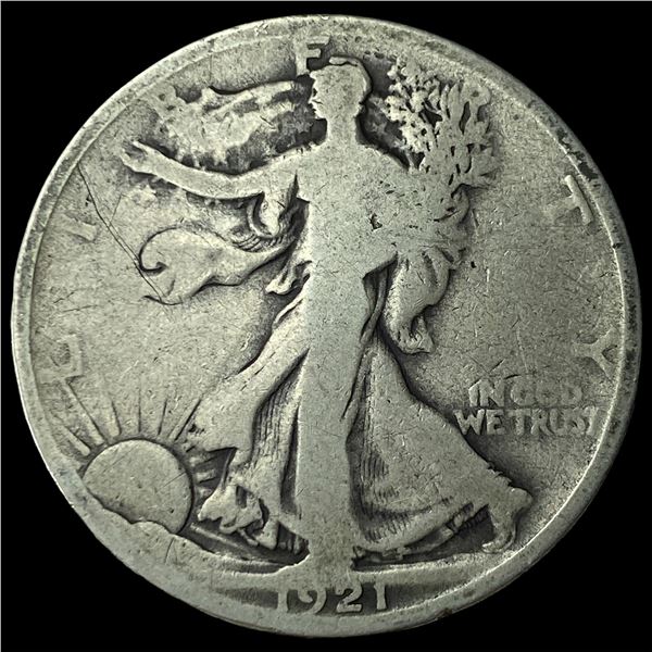 1921 Silver Walking Liberty Half Dollar  NICELY CIRCULATED