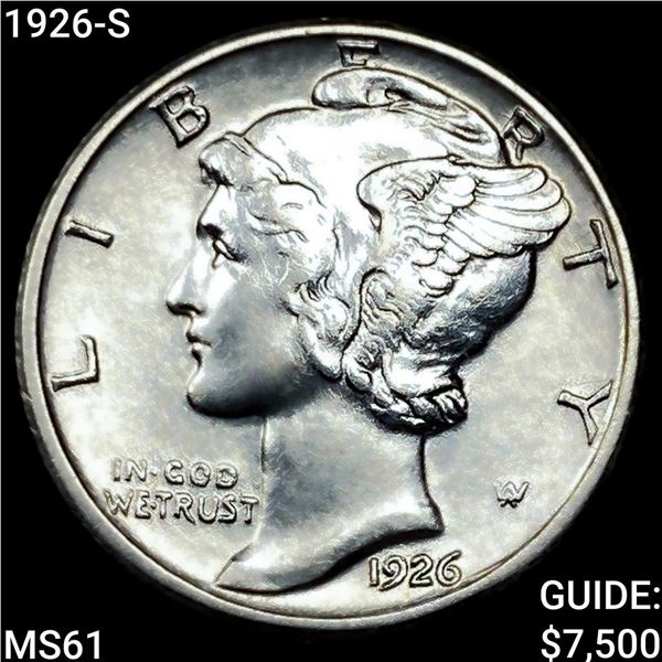 1926-S Mercury Dime UNCIRCULATED