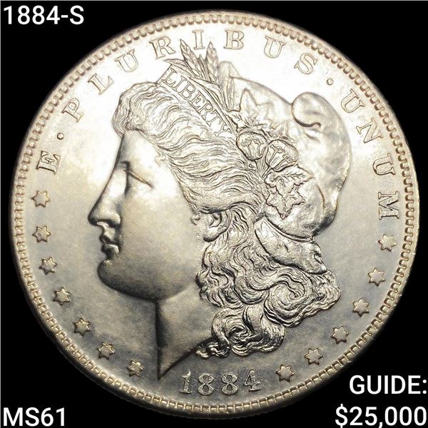 1884-S Morgan Silver Dollar UNCIRCULATED