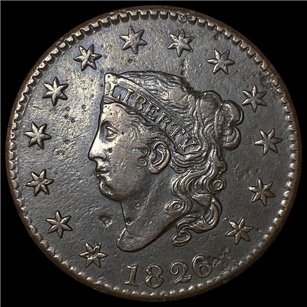 1826 Coronet Head Large Cent HIGH GRADE