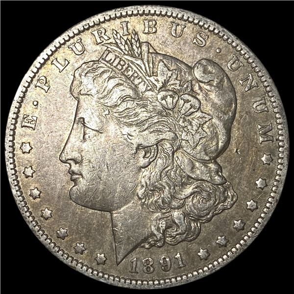 1891-O Silver Morgan Dollar NEARLY  UNCIRCULATED