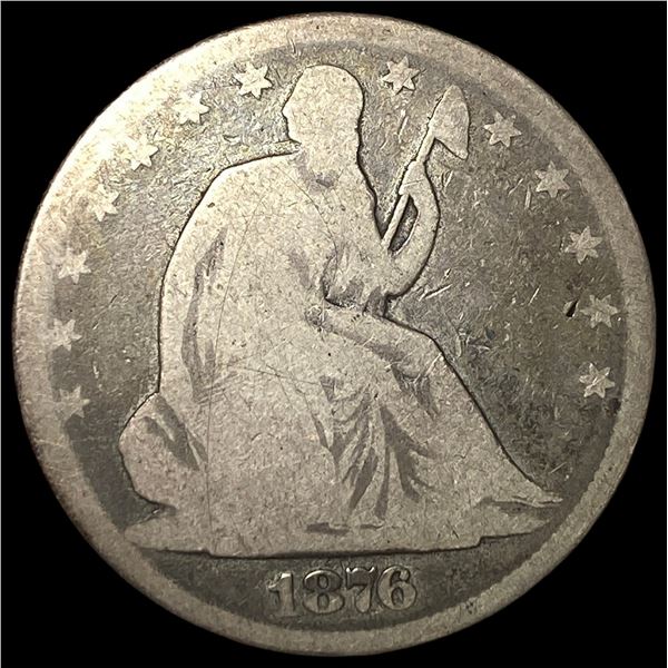 1876 Seated Liberty Half Dollar NICELY  CIRCULATED