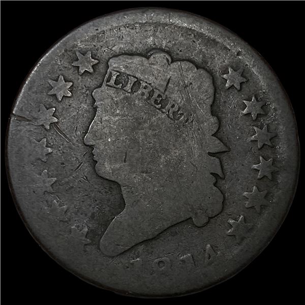 1814 Classic Head Large Cent NEARLY  UNCIRCULATED