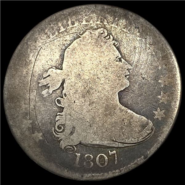 1807 Draped Bust Half Dollar NICELY  CIRCULATED