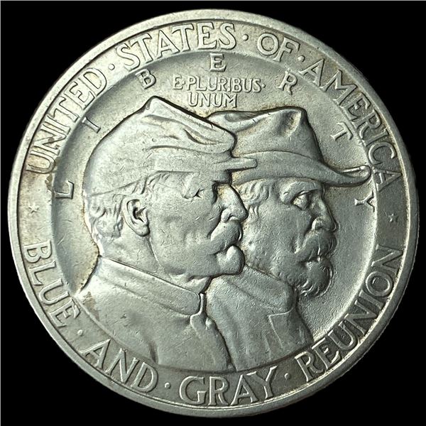 1936 Silver Gettysburg Half Dollar CHOICE AU