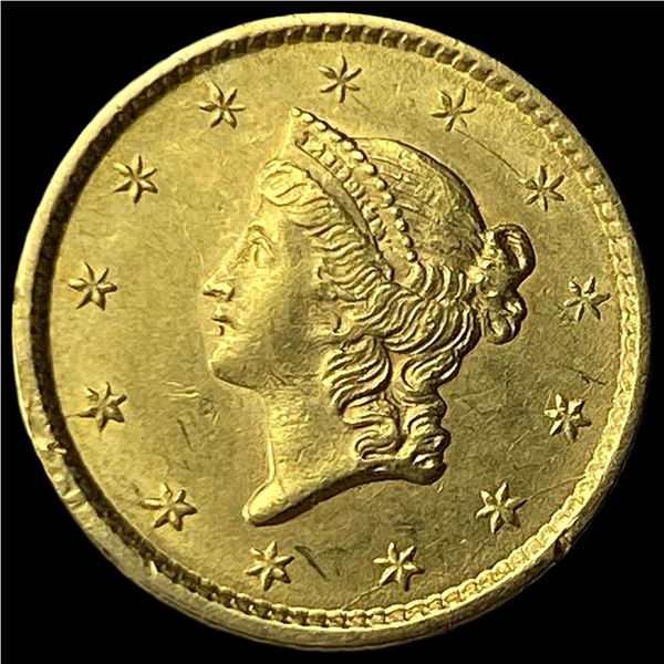 1853 $1 Gold Liberty Head Type 1 UNCIRCULATED
