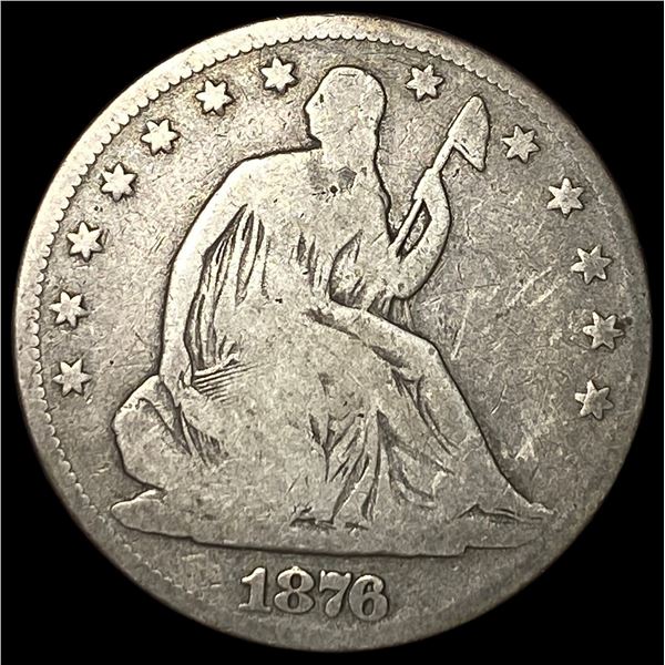 1876 Seated Liberty Half Dollar NICELY  CIRCULATED