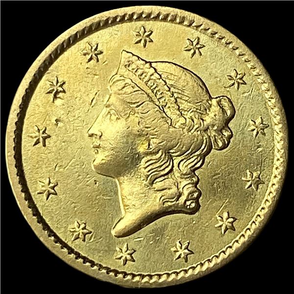 1851 Gold $1 Liberty Head Type 1 UNCIRCULATED