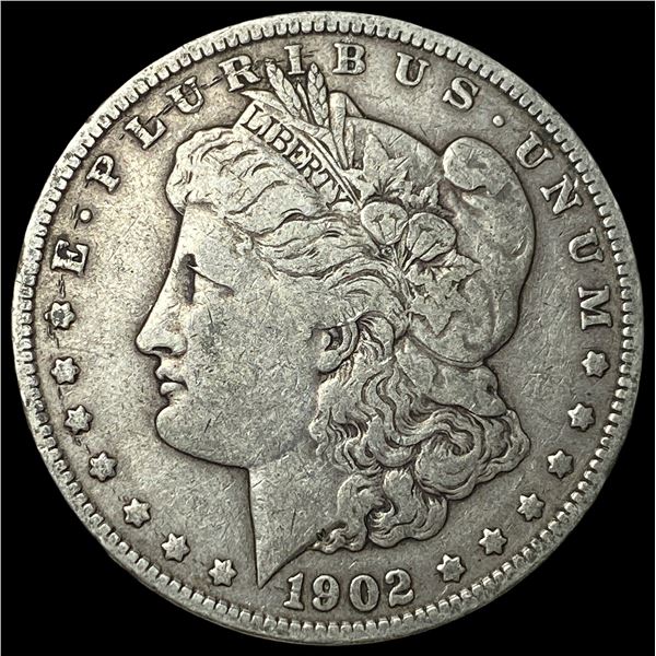 1902 Morgan Silver Dollar NEARLY UNCIRCULATED