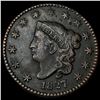 Image 1 : 1827 Coronet Head Large Cent CLOSELY  UNCIRCULATED