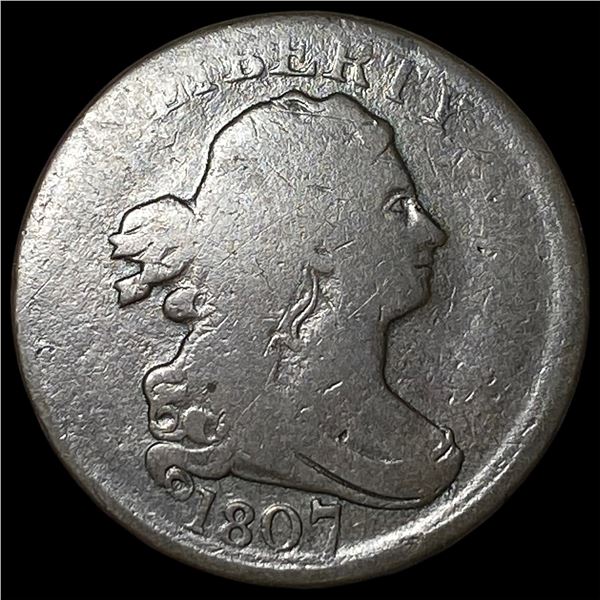 1807 Draped Bust Half Cent NICELY CIRCULATED