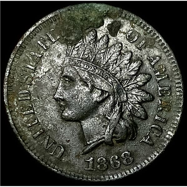 1868 Indian Head Cent CLOSELY UNCIRCULATED