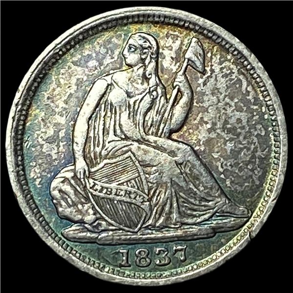 1837 Seated Liberty Half Dime UNCIRCULATED