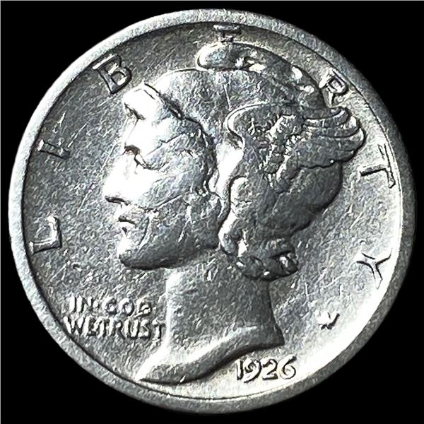 1926-S Silver Mercury Dime NEARLY  UNCIRCULATED
