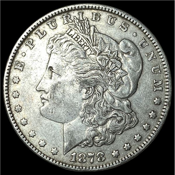1878 Silver Morgan Dollar CLOSELY  UNCIRCULATED