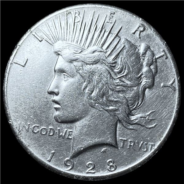 1928 Silver Peace Dollar CHOICE AU