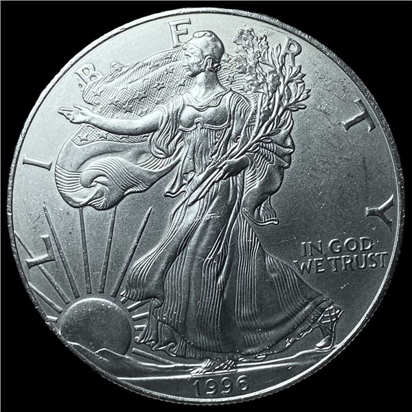 1996 1 oz Silver American Eagle $1 GEM BU