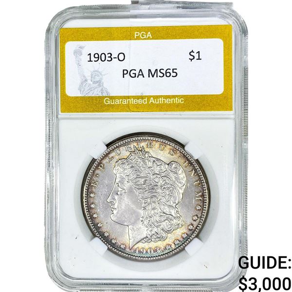 1903-O Morgan Silver Dollar PGA MS65