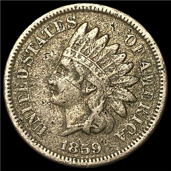 1859 Indian Head Cent NEARLY UNCIRCULATED
