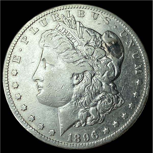 1896-S Silver Morgan Dollar LIGHTLY  CIRCULATED