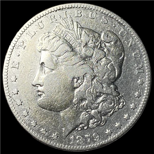1879-S Rev 78 Silver Morgan Dollar NEARLY  UNCIRCULATED