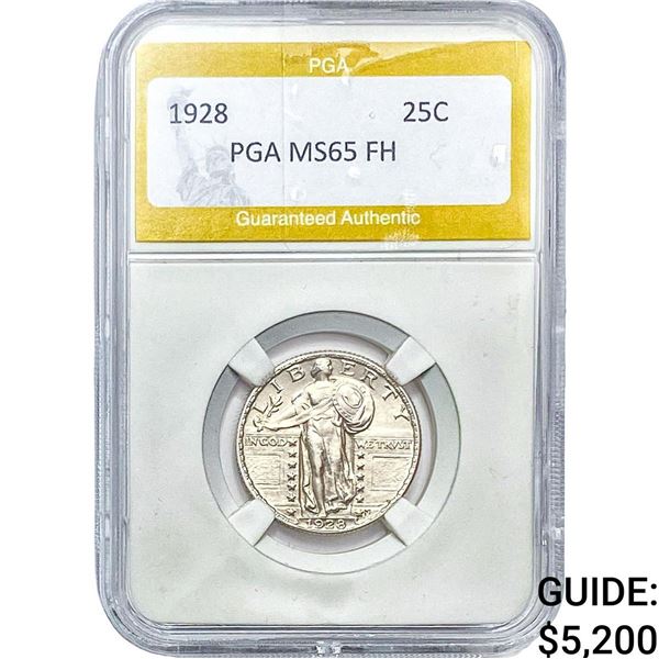 1928 Standing Liberty Quarter PGA MS65FH