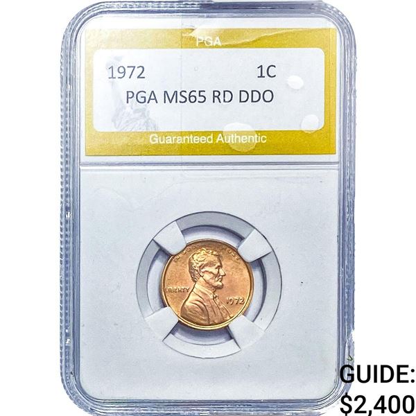 1972 Wheat Cent PGA MS65RD DDO