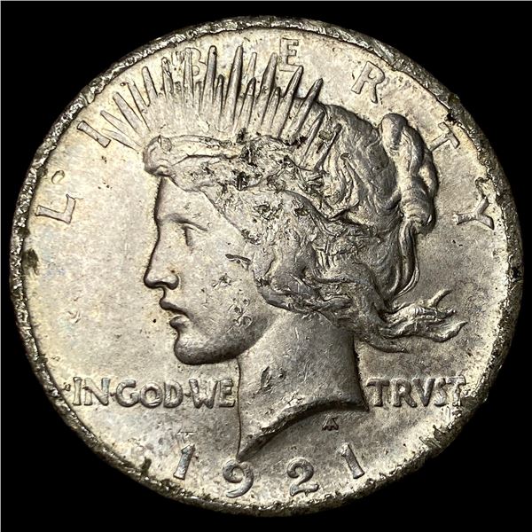 1921 Silver Peace Dollar CLOSELY UNCIRCULATED